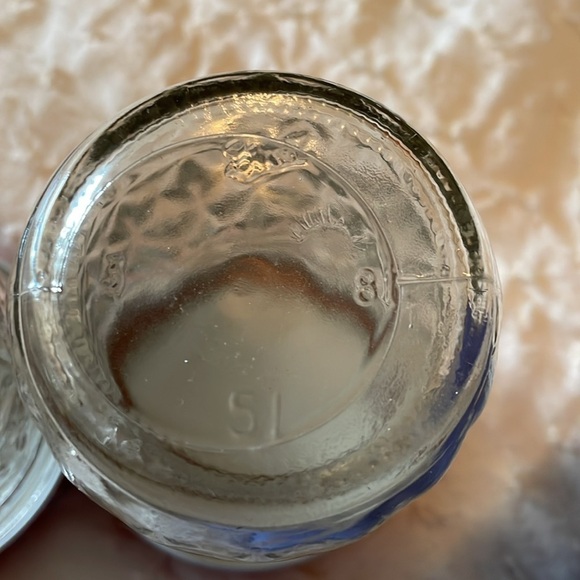 Ball quilted crystal canning jars with decorative pink plaid lids. - Picture 10 of 10